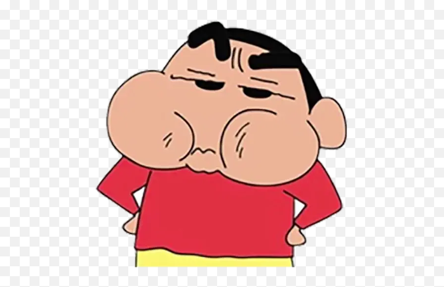 Shin Chan Stickers For Whatsapp And Signal Makeprivacystick - Shinchan Funny Emoji,Shinchan Emoticon