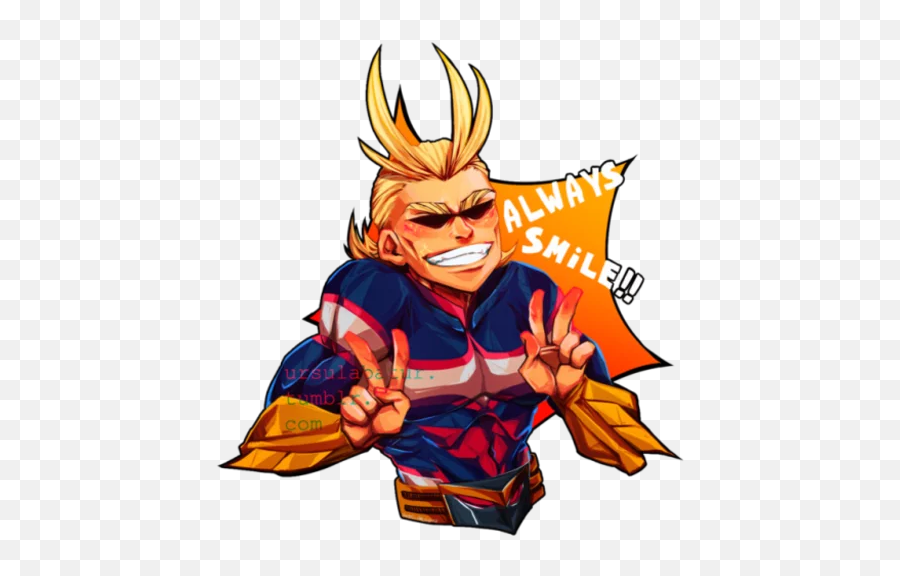 Telegram Sticker 51 From Collection My Hero Academia - Fictional Character Emoji,Boku No Hero Academia Emoticons