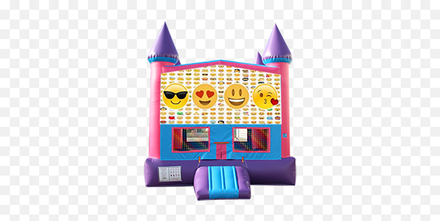 Bounce House Rentals And Slides For - Disney Princess Bounce House Pink Castle Emoji,Emoji Of A Basketball Goal