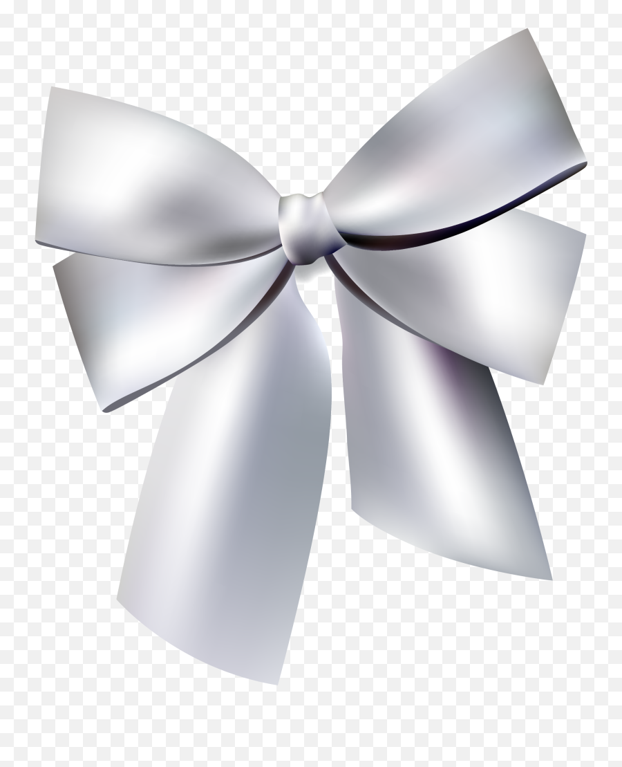 Silver Bow Png - Clip Art Library Gift Silver Bow Png Emoji,Bow Emoji Transparent