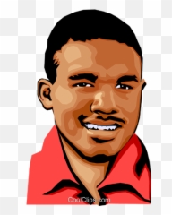 Black Man Royalty Free Vector Clip Art - For Adult Emoji,Clip Art Emotions African American