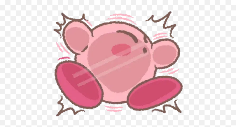Kirby Sticker Pack - Telegram Kirby Stickers Emoji,Kriby Face Emoticon