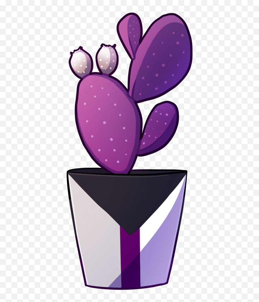 Demisexual Aesthetic - Pride Stickers Demisexual Cactus Emoji,Famous Artwork That Shows Emotion Of Pride