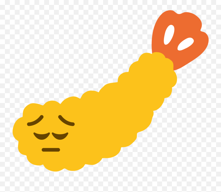 Shrimppensive - Discord Flushed Emoji Distorted,Pensive Emoji