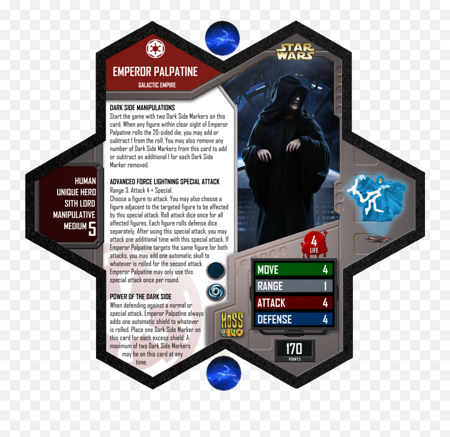 The Holocron Of Emperor Palpatine - Heroscapers Darth Vader Heroscape Card Emoji,Jedi Dark Side Emotion Quotes