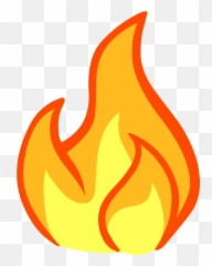 Flames Clipart Paper - Fire Clipart Png Download Full Clipart Emoji,Smores Emoji