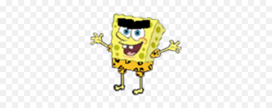 Caveman Spongebob - Spongebob Yellow Roblox Emoji,Spongebob Patrick Emoticon