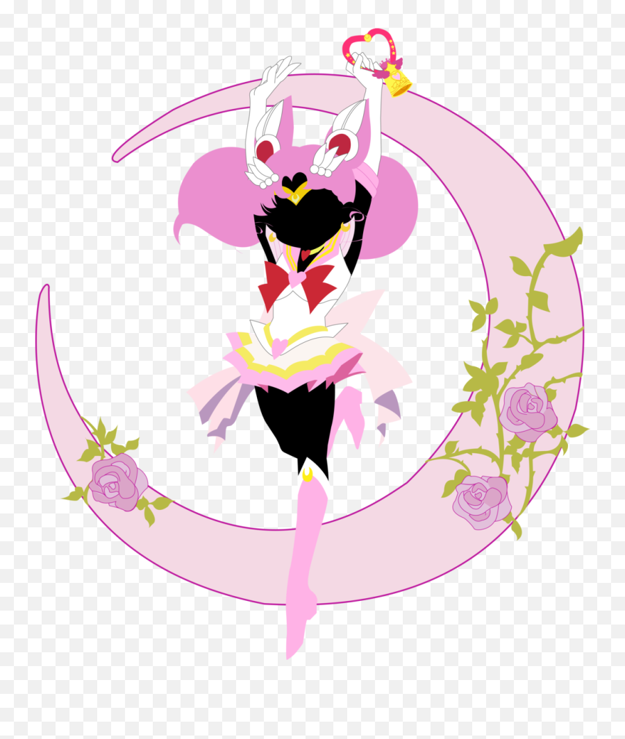 Super Sailor Chibi Moon Fan Art - Sailor Moon Clipart Full Emoji,Chibi Emotions Sailor Moon
