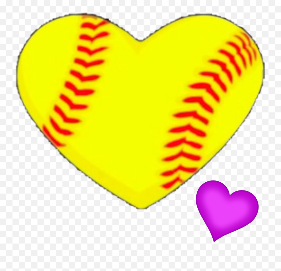 Softball Sticker By Alexacheer - Transparent Background Clipart Softball Emoji,Softball Emojis