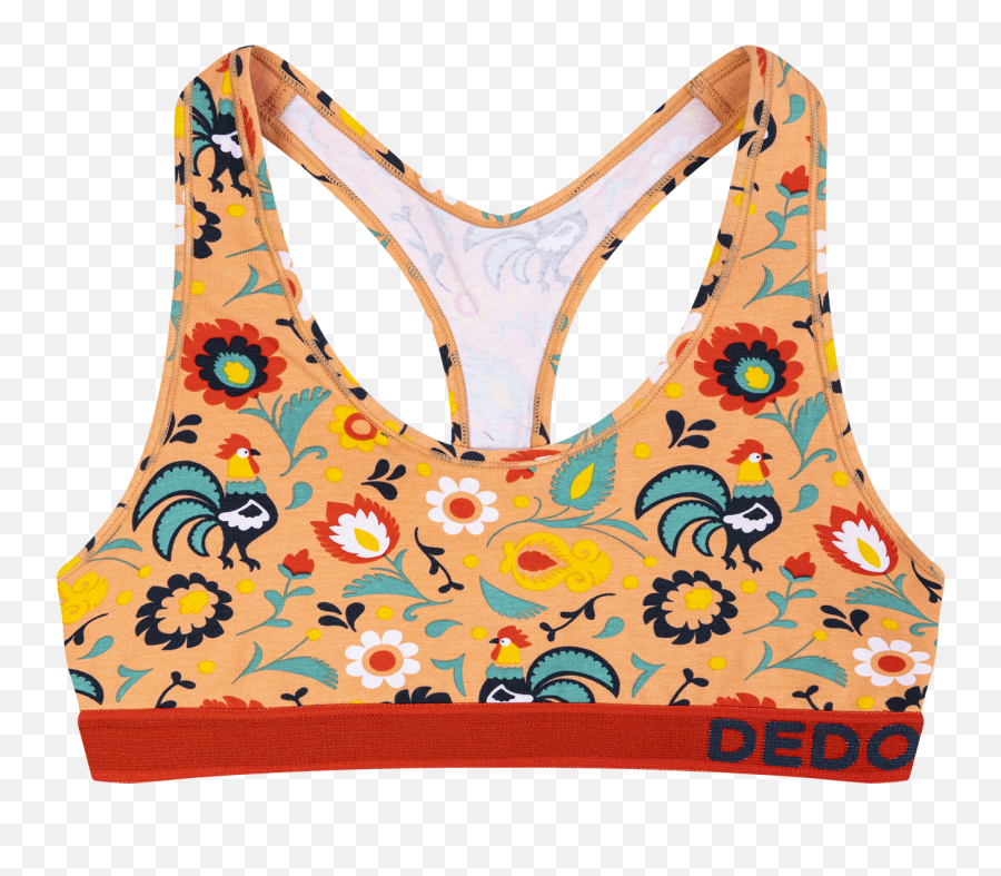 Womenu0027s Bralette Folk Rooster Dedoles Emoji,Panty Emoji