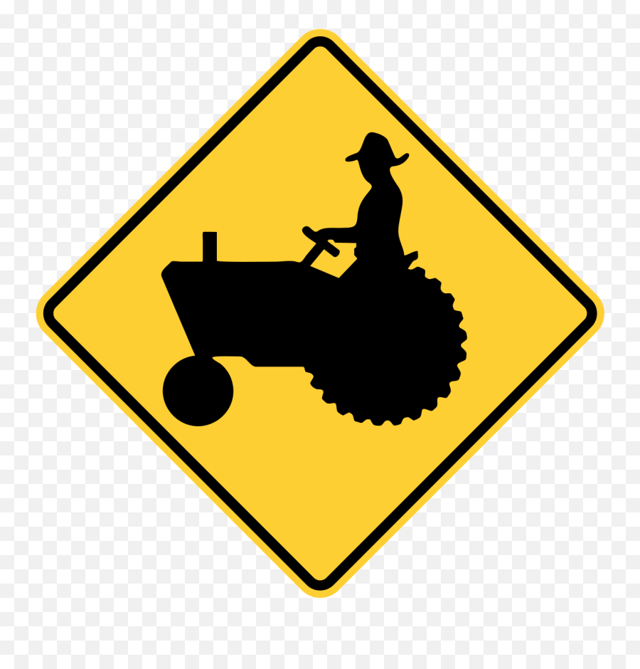 Vinyl Stickers - Bundle Safety And Warning Signs Stickers Tractorfarm Vehicle Crossing 3 Pack 35 X 5 Emoji,Tractor Emoji