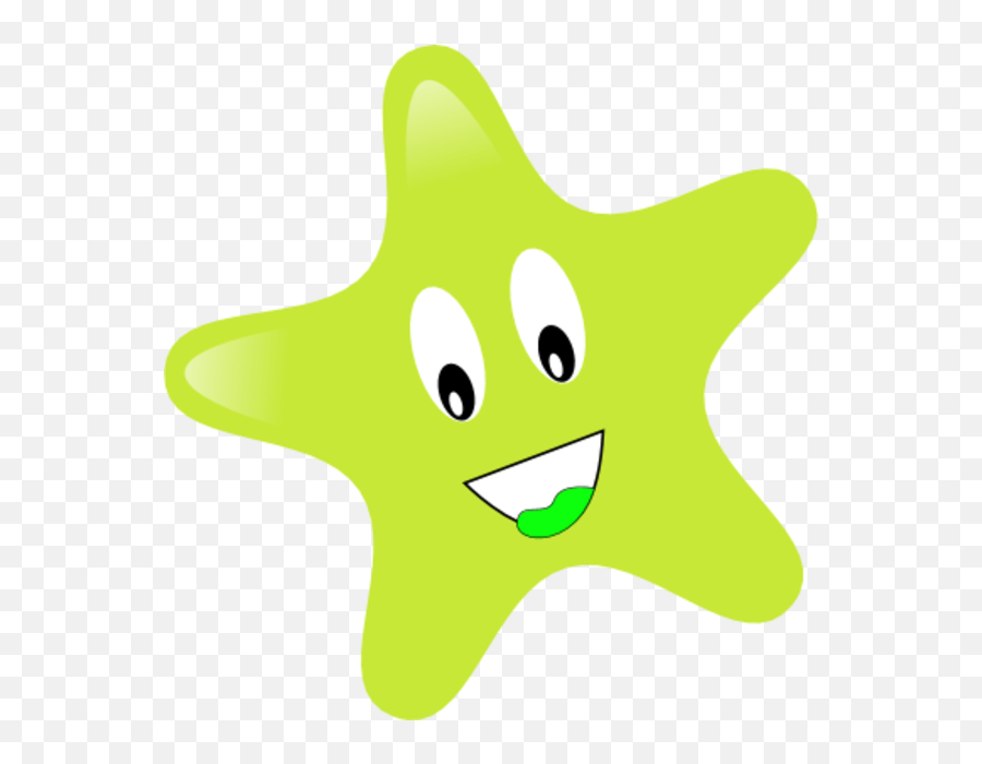 Free Star Face Cliparts Download Free Clip Art Free Clip - Clipart Cute Green Star Png Emoji,Gold Star Emoticon