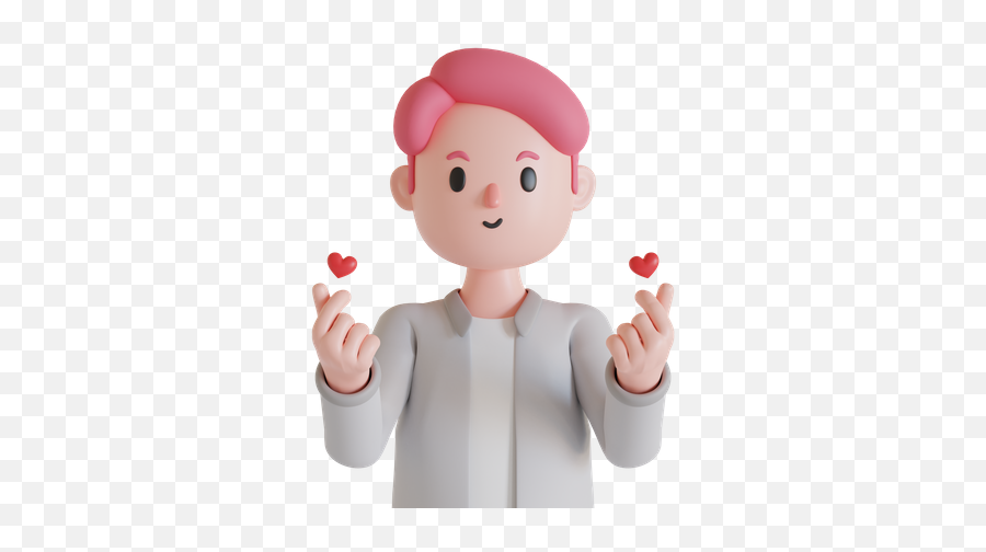 Korean Love Sign 3d Illustrations Designs Images Vectors Emoji,Korean Fingers Emoji
