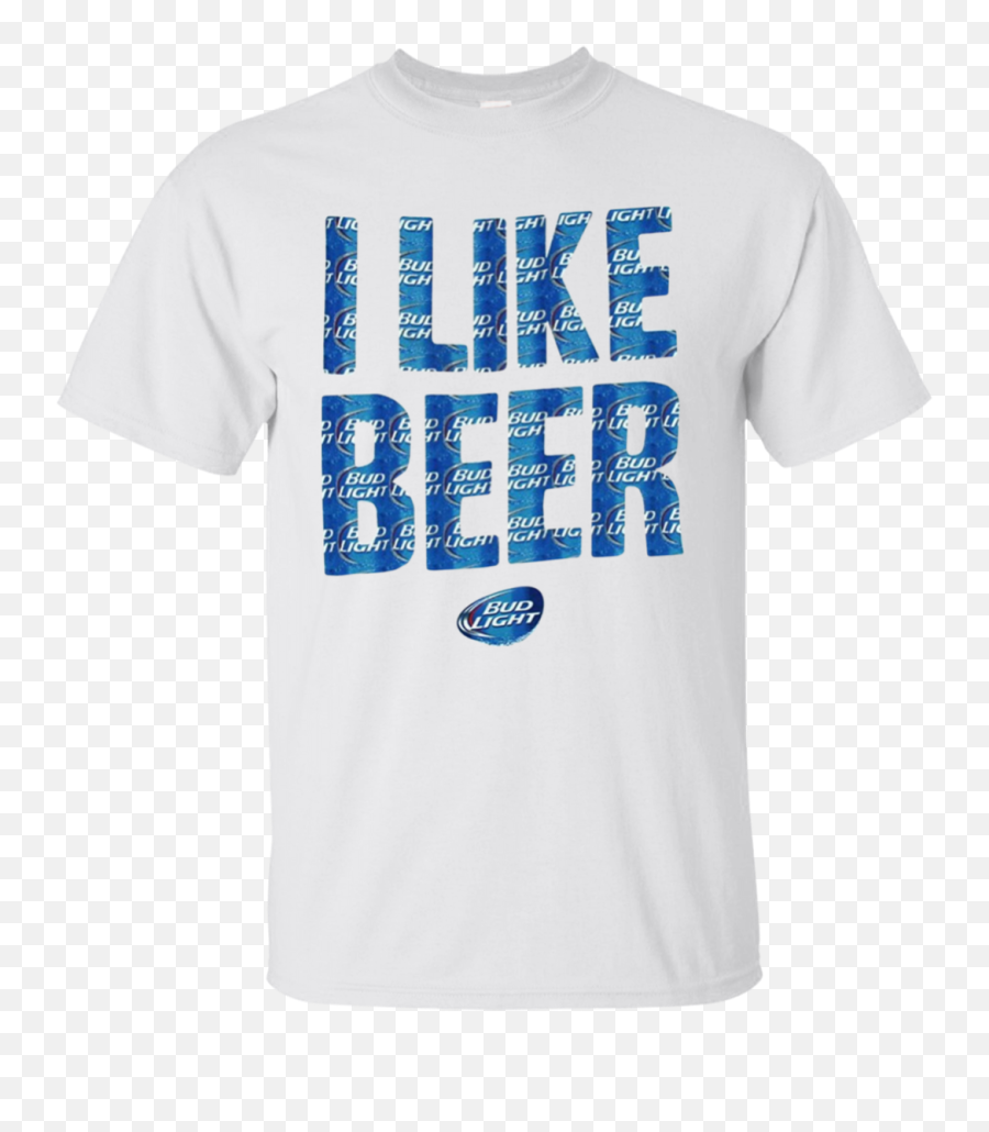 I Like Beer Shirt - White Shipping Worldwide Ninonine Unisex Emoji,Bud Light Emoji