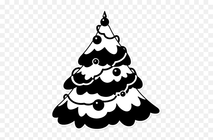 Telegram Sticker 8 From Collection Emoji By Custom Fonts - For Holiday,Pine Tree Emoji