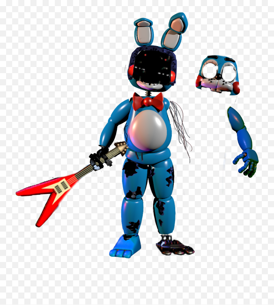 Withered Toy Bonnie Face And Arm Sticker By Shiny - Fictional Character Emoji,Arm Vs Arm Emoji