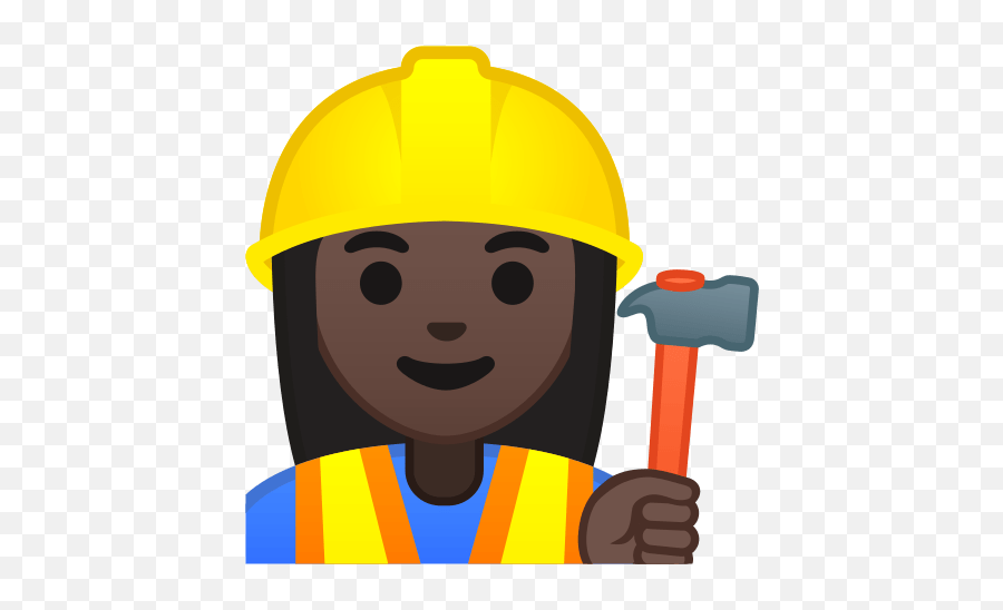 Google - Construction Worker Emoji,Working Emoji