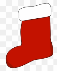Red Christmas Stocking Clipart - Clip Art Library Stocking Clip Art Emoji,Emoji Stockings