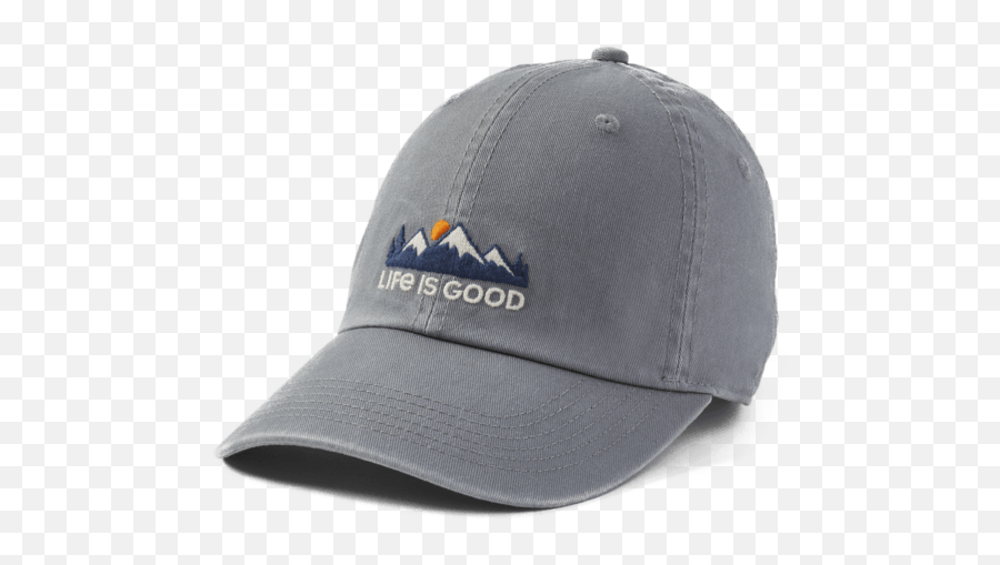 Hats Life Is Good Mountains Chill Cap - For Baseball Emoji,Ghost Emoji Hat