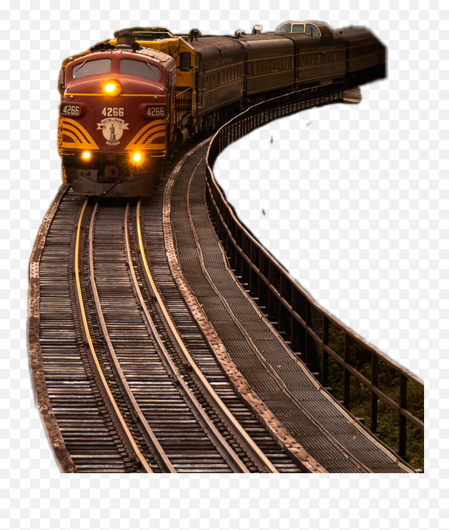 Train Traintrack Sticker - Railroad Car Emoji,Train Track Emoji