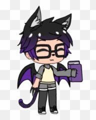 Boy Gacha Reading Idk Sticker - Fictional Character Emoji,Idk Emoji Boy