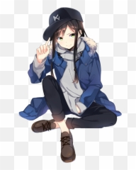 Pin On Anime - Tomboy Anime Girl Black Hair Emoji,Naruto Can Sense Emotions Fanfiction