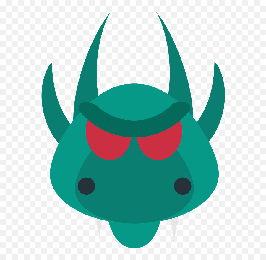 Dragon Face Emoji Clipart - Fictional Character,Dragon Emojis