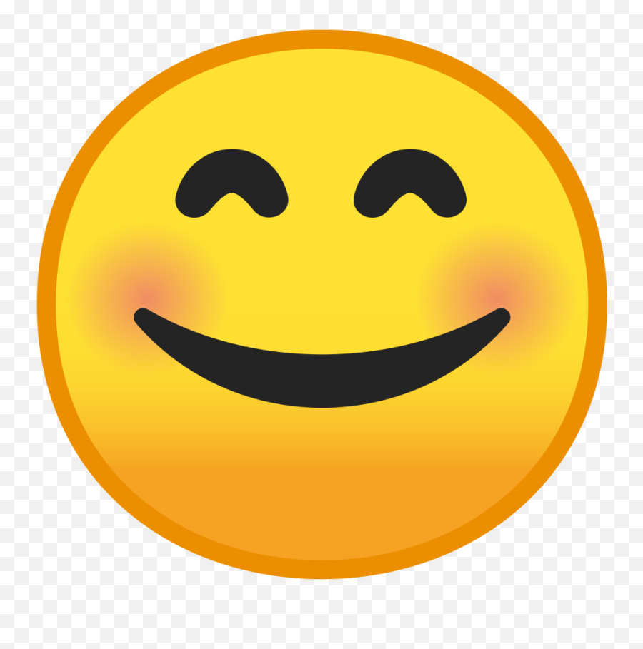 Smiling Face With Smiling Eyes Emoji - Smiling Face With Smiling Eyes Google,Blushing Smile Emoji