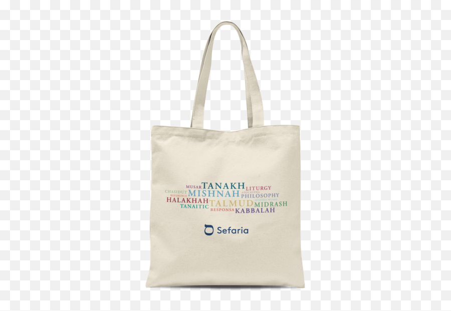The Sefaria Store - Minimalist Aesthetic Tote Bag Design Emoji,Emoji Tote Bag