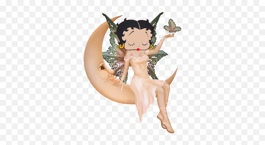 Betty Boop Immagini Belle E Gif - Top10immaginiit Betty Boop Sitting On The Moon Emoji,Emoticons Da Betty Boop