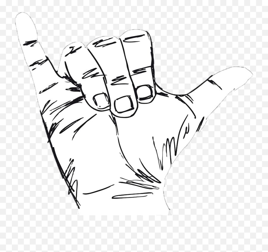 Shakka Hand Gesture - Illustration Transparent Cartoon Hand Sign Drawing Emoji,Snap Fingers Emoji