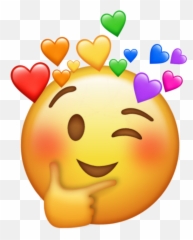 Make Your Own Stickers Emoji Smiley - Red Orange Yellow Green Blue Purple Heart Emoji,Bbm Emojis