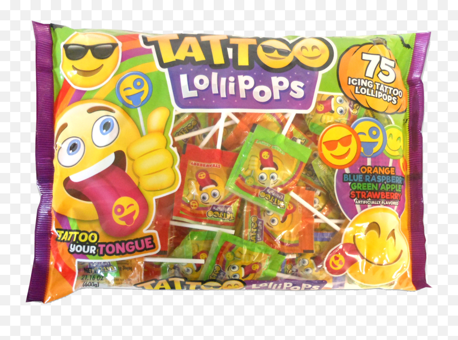Pop Emoji - Tattoo Pop Laydown Bag Transparent Png Happy,Emoji That Is A Strawberry