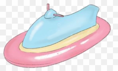 Jetski Float Boat Sea Waves Sticker - Girly Emoji,Inflatable Floating Emoji