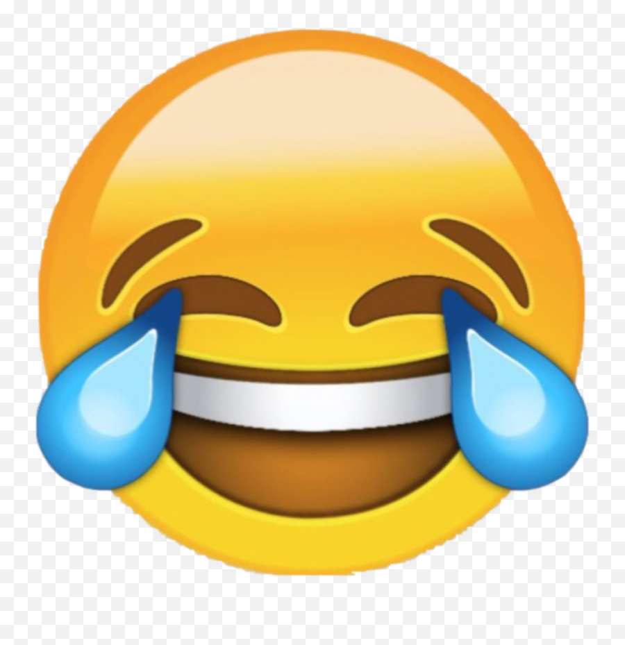 Crying With Laughter Emoji Png - Laughing Emoji Png,Laugh Cry Emoji