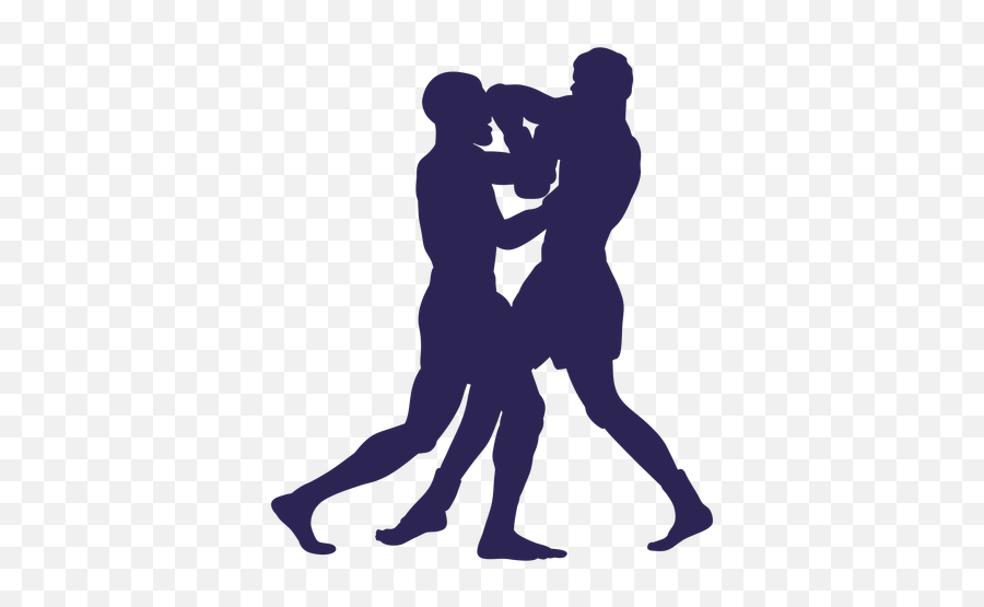 Boxing Player Uppercut Silhouette - Transparent Png U0026 Svg Strike Emoji,Cuban Dancer Emoji