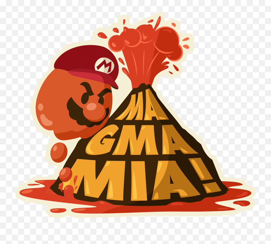 Magma - Volcano Emoji,Caos Emoji