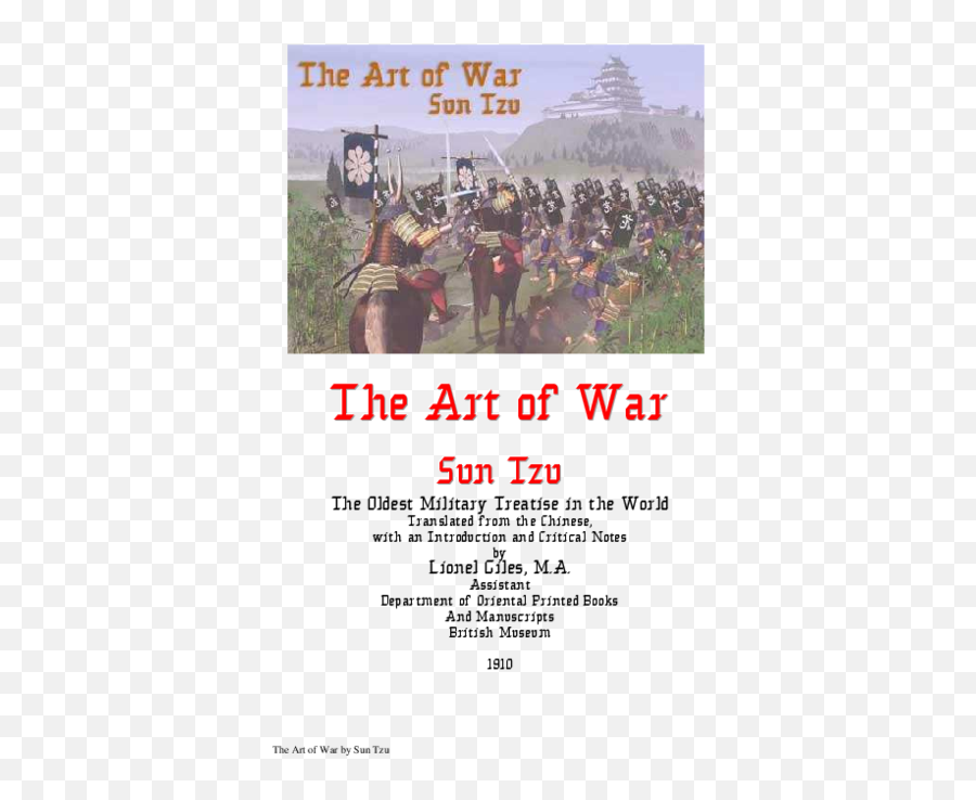 The Art Of War - Guerras De La Antigua China Emoji,Sun Tzu Quotes On Emotions