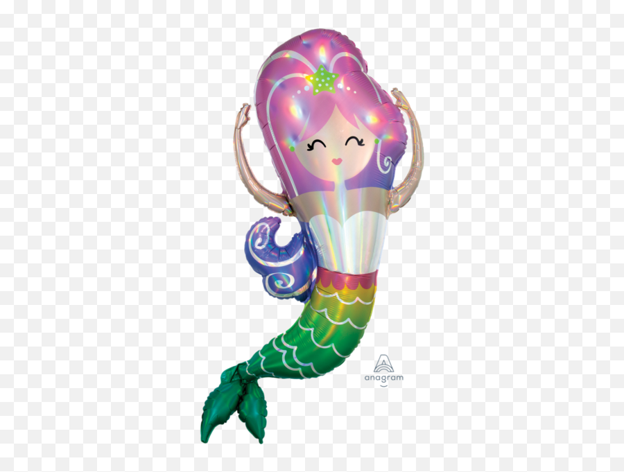 Best Foil Balloons Products In Houston Party Balloons - Mermaids Balloons Foil Anagram Emoji,Emoji Plastic Floaties Png