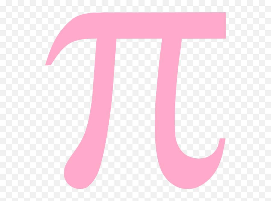 Download Hd Pink Pi Symbol Png Transparent Png Image - Pi Symbol In Pink Emoji,Pi Emoticon 128x128