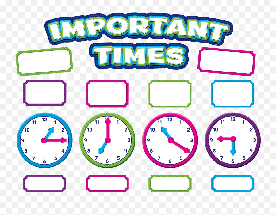 Important Times Mini Bulletin Board - Important Times Emoji,Classroom Boards With Emojis