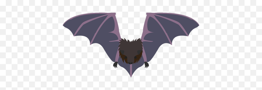 Flying Bat Png Svg Transparent - Murcielago Dibujo Diferentes Posiciones Emoji,Flying Bat Emoticon