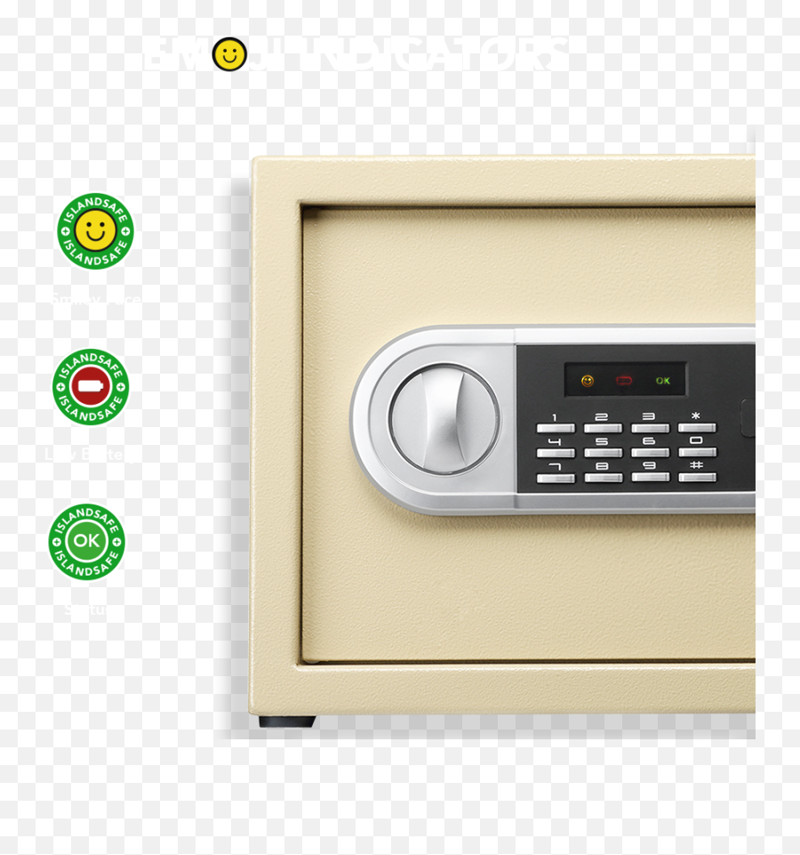 Qt25 Digital Safe With Key - Islandsafe Emoji,Home Security Emoji