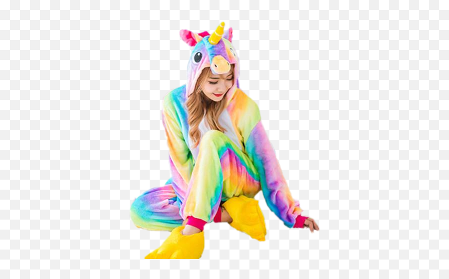 Unicorn Pijama Sticker - Pyjams Unicorn Emoji,Unicorn Emoji Costume