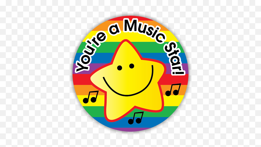 Reward Your Budding Musicians With This Youu0027re A Music Star - Music Star Sticker Emoji,Clever Emoji Sentences