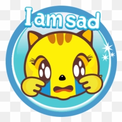 Yellow Cat Sticker - Yellow Cat Face Discover U0026 Share Gifs Emoji,Crying Cat Face Emoji