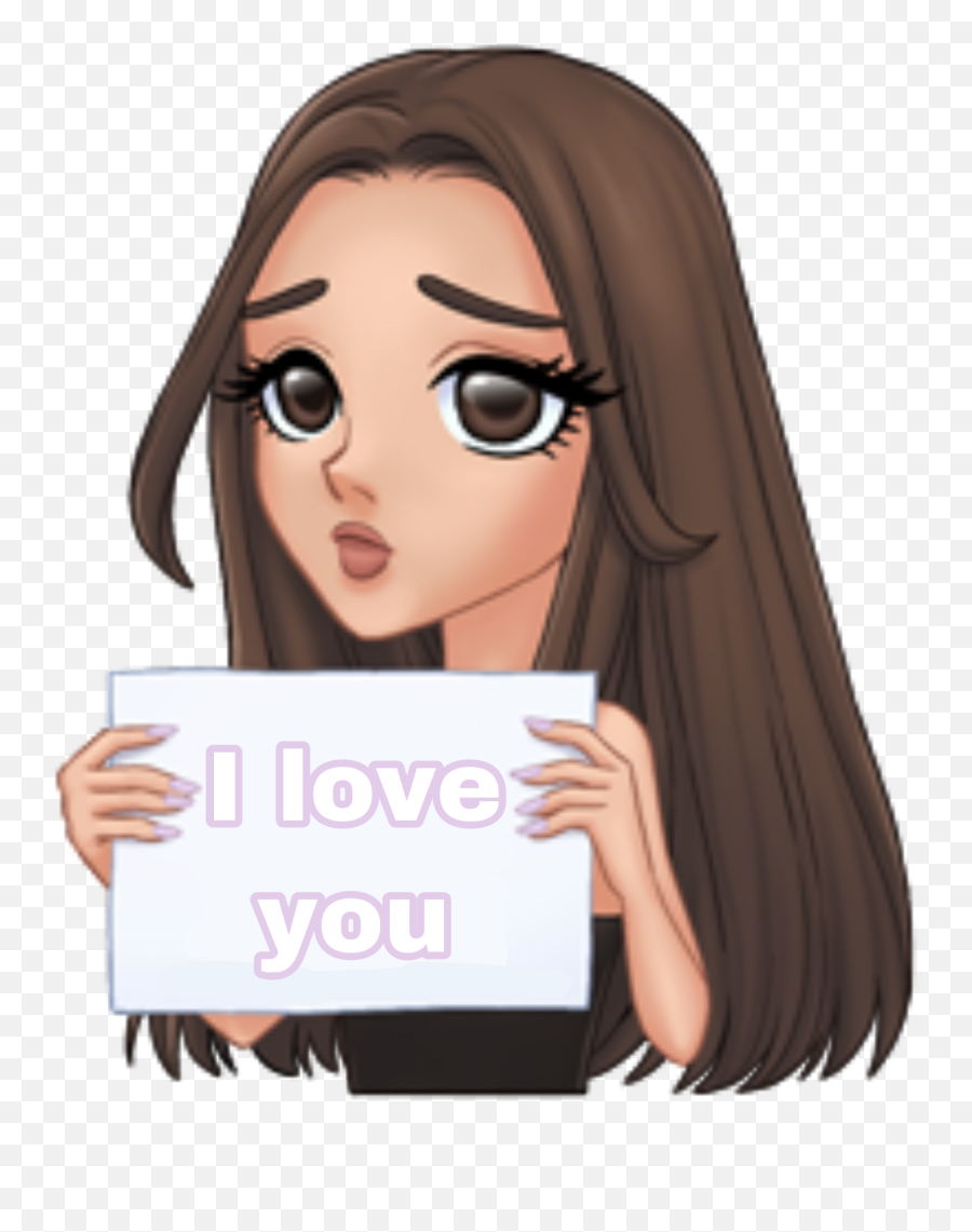 Arimoji Arianagrande Sticker By Olivia - For Women Emoji,How To Make Emoji Art