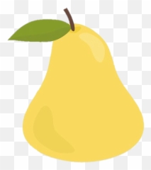 Sticker Yellow Fruits Pear Pears - European Pear Emoji,Pear Emoji