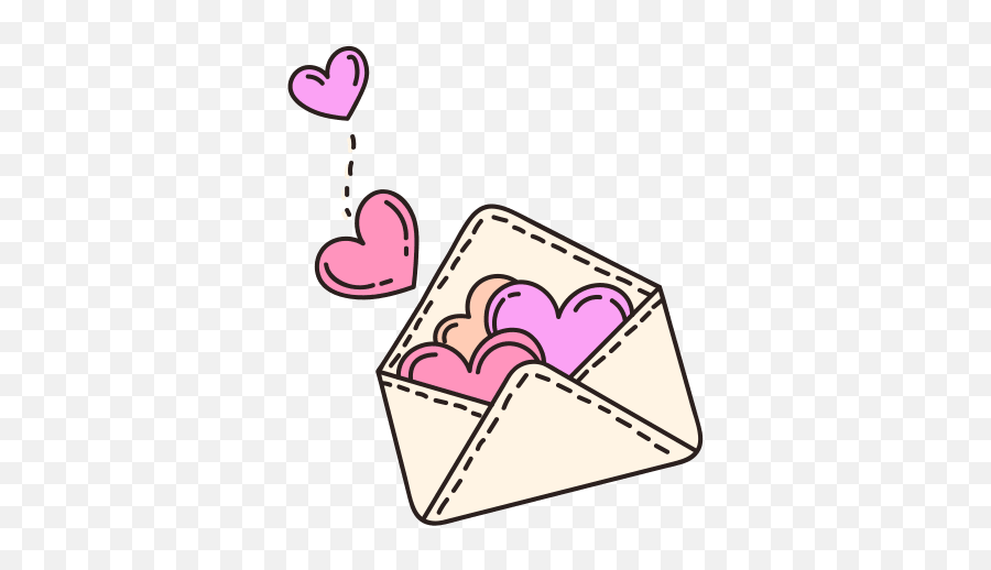 Envelope Letters Letter Heart Sticker By Amanda - Girly Emoji,Envelope With Heart Emoji