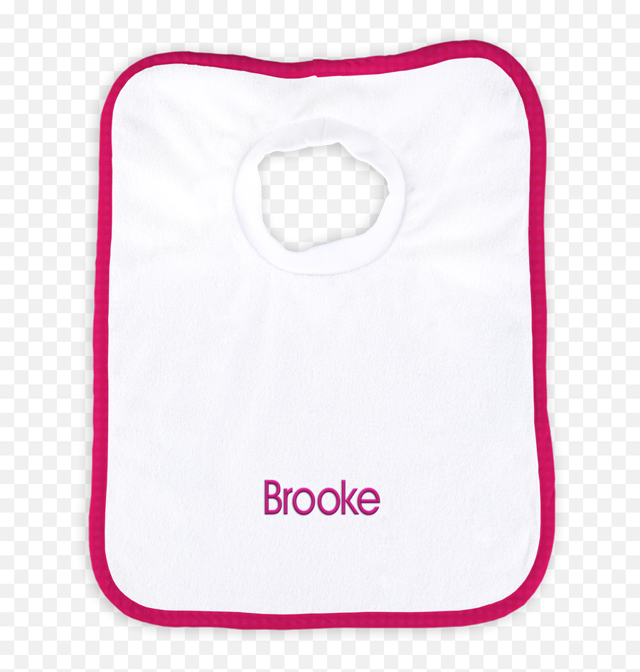 Personalized Bib Girl - Solid Emoji,Emoji Outfits For Babies